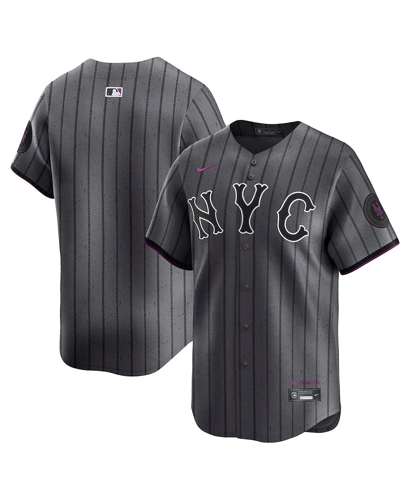 Nike Men's Gray New York Mets City Connect Limited Jersey