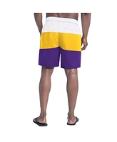 G-iii Sports by Carl Banks Men's Purple/Gold Minnesota Vikings Sunrise Volley Swim Shorts