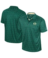 Colosseum Men's Green Colorado State Rams Sublimated Golf Polo Shirt