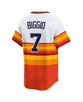 Nike Men's Craig Biggio White Houston Astros Throwback Cooperstown Collection Limited Player Jersey