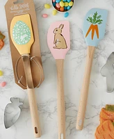 Design Imports Hop Into Spring Spatula 3-Piece Cookie Cutter Gift Set