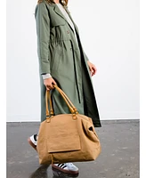 Able Song Carry-On Weekender Bag, Tan Canvas