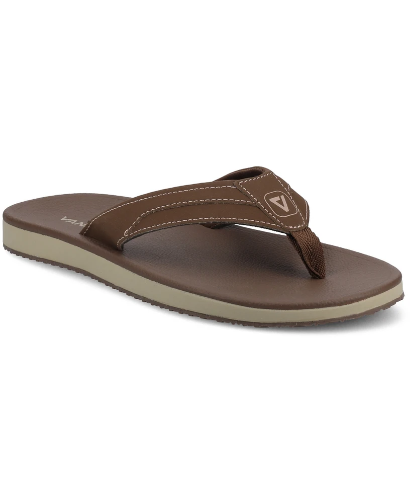 Vance Co. Men's Boyd Comfort Flexible Flip-flop Sandals