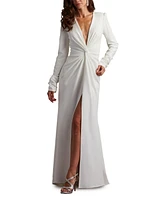 Tadashi Shoji Women's Bates Twist-Front Gown