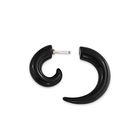 Bling Jewelry Round Swirl Spiral Tribal Fake Faux Ear Plug Taper Earrings Acrylic Resin Steel