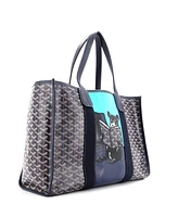 Pre-Owned Goyard Mm Villette Tote Printed Coated Canvas