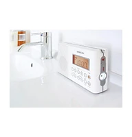 Sangean H201 Am/Fm Weather Alert Waterproof Shower Radio