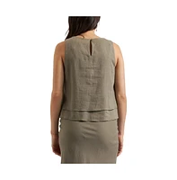 Ripe Maternity Peyton Linen Nursing Top