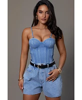 Denim Marsella Sweetheart Corset