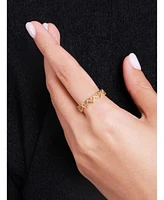 Devata Sweet Heart Ring in 14K Gold, Size 9, approx. 2.6 grams