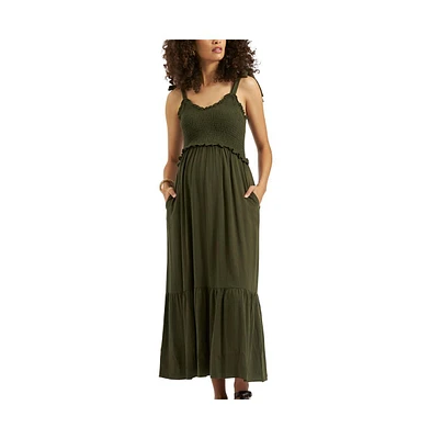Ripe Maternity Brandi Shirred Dress