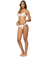 Edikted Women's Amelia Ruffled Bikini Bottom