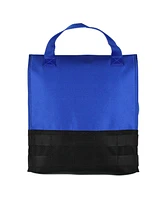 Nasa Astronaut Meatball Logo Insulated Roll Top Lunch Box Bag Tote With Embroidered Patches Details