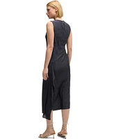 Boss by Hugo Women's Layered Effect Plisse Dress