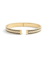Coach Signature Faux Stone C Enamel Bangle Bracelet