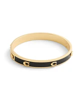 Coach Signature Pegged Enamel Bangle Bracelet