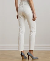 Lauren Ralph Women's High-Rise Straight Ankle Jeans
