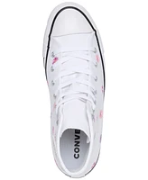 Converse Big Girls Chuck Taylor All Star Florals High Top Casual Sneakers from Finish Line