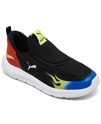 Puma x Hot Wheels Little Kids Fun Racer 2 Sliptech Casual Sneakers from Finish Line