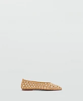 Mango Women's Natural Fiber Ballerinas Shoes