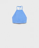 Mango Women's Terry Cotton Top