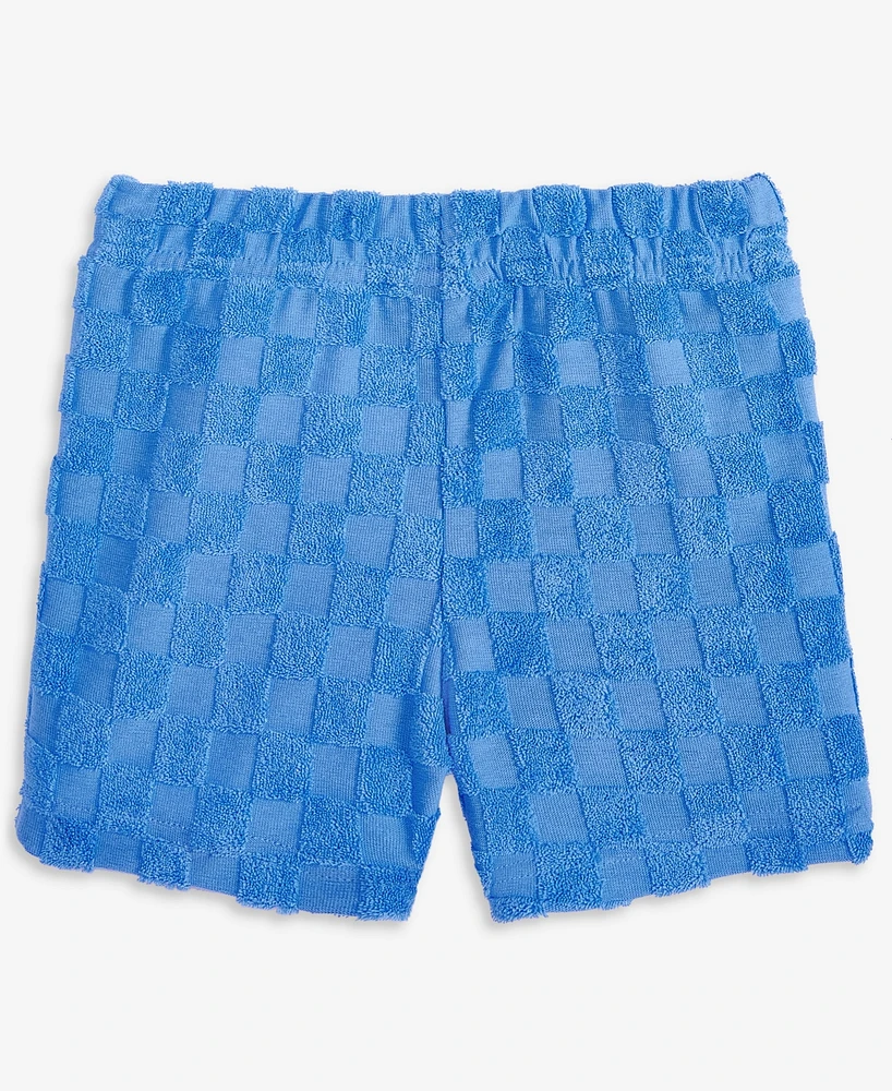 First Impressions Baby Boys Checkered Terry T-Shirt & Shorts, Exclusively at Macy's