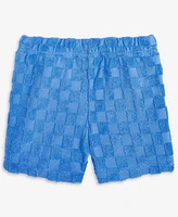 First Impressions Baby Boys Checkered Terry T-Shirt & Shorts, Exclusively at Macy's