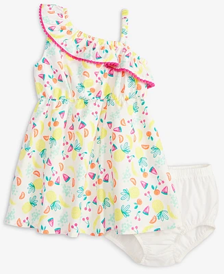 First Impressions Baby Girls Fruit Toss Printed Dress & Bloomer, 2 Piece Set, Exclusively at Macy's