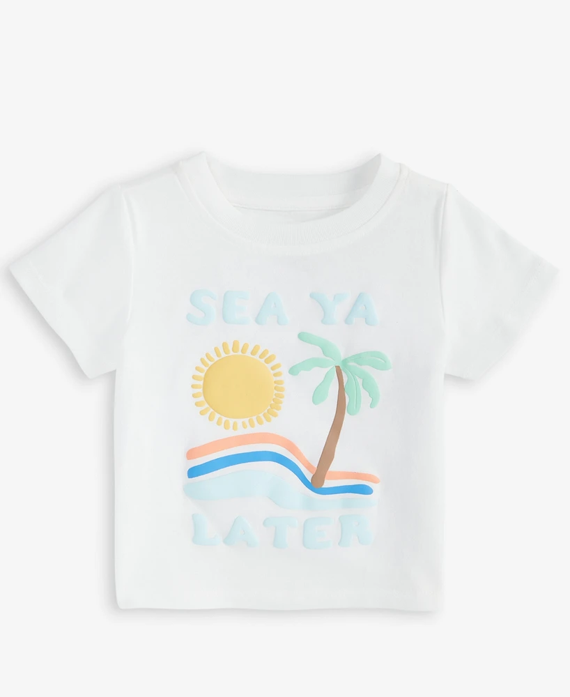 First Impressions Baby Boys See Ya Later Graphic T-Shirt, Exclusively at Macy's