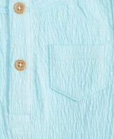 First Impressions Baby Boys Knit Gauze Sunsuit, Exclusively at Macy's