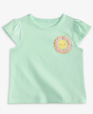 First Impressions Baby Girls Sun Smile Graphic T-Shirt, Exclusively at Macy's