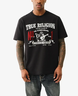 True Religion Men's Vintage No1 Short Sleeve T-Shirt