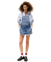 Tommy Girl Women's Denim Dungaree Dress