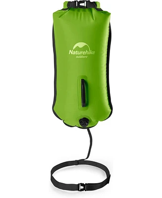Naturehike 28L Safety Swim Buoy, Ultralight Tow Float & Dry Bag for Swimming, Kayaking, Snorkeling, Diving, Fishing with Adjustable Waist Belt