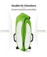 Naturehike 28L Safety Swim Buoy, Ultralight Tow Float & Dry Bag for Swimming, Kayaking, Snorkeling, Diving, Fishing with Adjustable Waist Belt