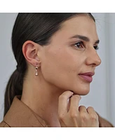 Bling Jewelry Set of 2 Elegant Drop Ball Earrings Gold Plated Lightweight 6MM & 10MM