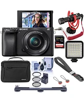 Sony Alpha a6400 24.2MP Mirrorless Digital Camera with 16-50mm f/3.5-5.6 Oss Lens
