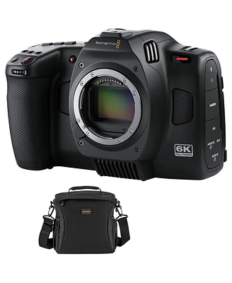 Blackmagic Design Blackmagic Design Cinema Camera 6K (Bm-CINECAM60KLFL) With Free Multi-Device Shoulder Bag