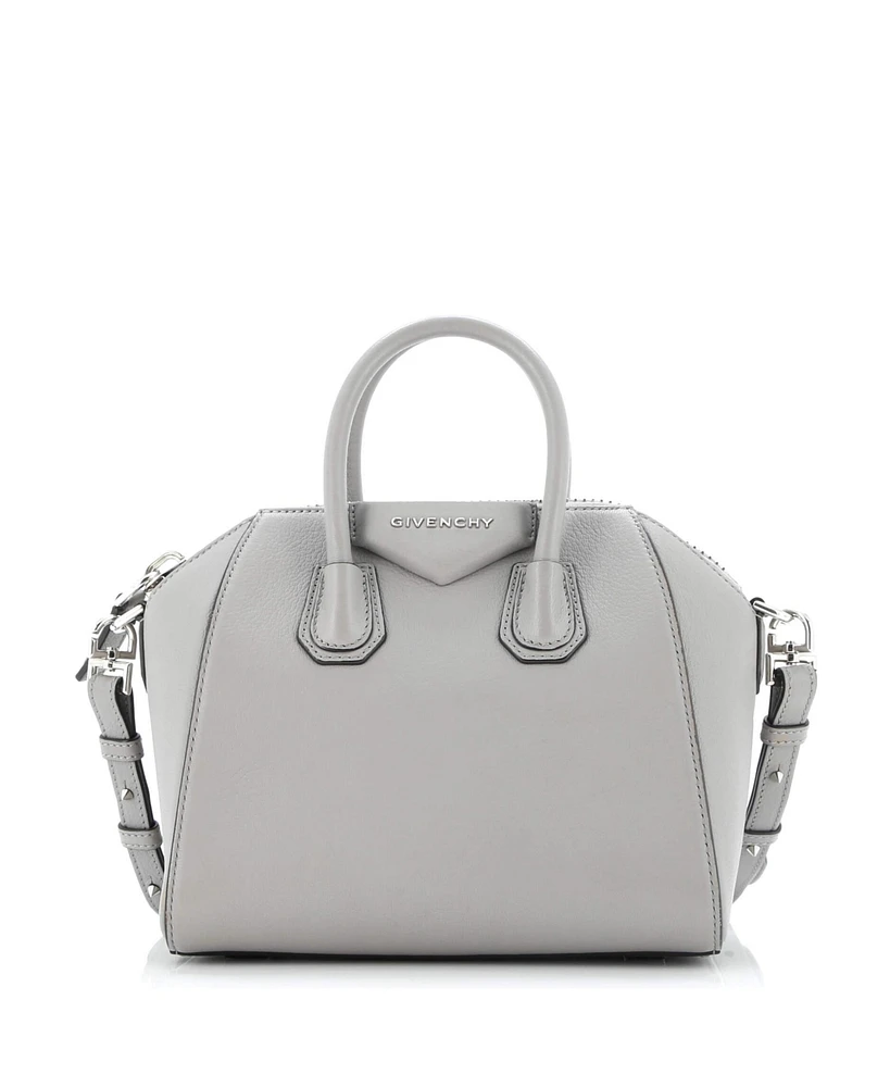 Pre-Owned Givenchy Mini Antigona Bag Leather