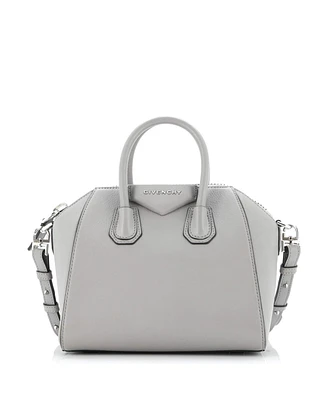 Pre-Owned Givenchy Mini Antigona Bag Leather