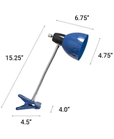 Creekwood Home 15.25" Plastic Basic Clip On Reading Light