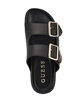 Guess Women's Fasten Double-Buckle Footbed Sandals