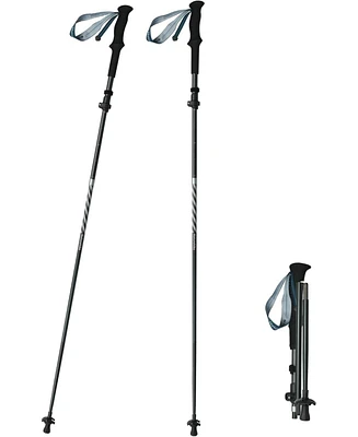 Naturehike 1pc Aluminum Trekking Poles, Lightweight Folding Hiking Poles, Adjustable 115-135cm, Compact 36cm, Walking Sticks for Hiking & Camping