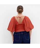 City Chic Plus Peta Top