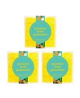 Sugarfina Passion Fruit Gummies Small Cube Kit, 3 Pieces