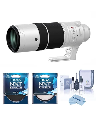 Fujifilm Xf 150-600mm f/5.6-8 R Lm Ois Wr Lens, Bundle with Nxt Plus 82mm Cpl+Uv Lens Filter Kit and Cleaning Kit