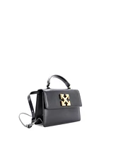 Pre-Owned Off White Jitney 1.4 Bag Leather