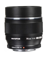 Olympus M.Zuiko Digital 75mm f/1.8 Lens for Micro Four Thirds, Black