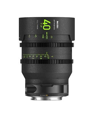 NiSi Athena Prime 40mm T1.9 Cine Lens with Filter Holder, Canon Rf