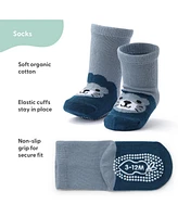 The Peanutshell Baby Boys 12pk Cotton Socks